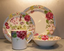 4 Pc. Place setting, Millefleurs