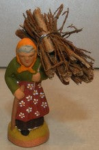 Woman carrying wood, ( 119 ) Fouque, 4 cm