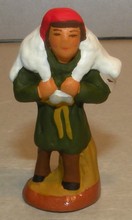 Farmhand with sheep, ( 128 )  Fouque, 4 cm