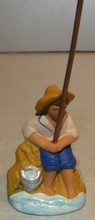 Seated fisherman, ( 132 )   Fouque, 4 cm