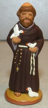 Saint Francis of Assisi,  ( 180 ) Fouque, 4 cm