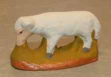 Sheep grazing, Fouque, 4 cm