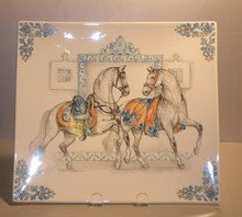 Rectangular Platter, Chevaux du Soleil