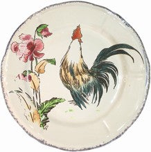 Dessert Plate Rooster Fight, Grands Oiseaux