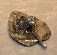 Frog on a Leaf, Michel Laude