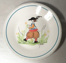 Miniature ( Small Plate ) Man, Fred Quellec
