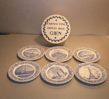 6 Bottle Coasters Monuments of Paris, Gien