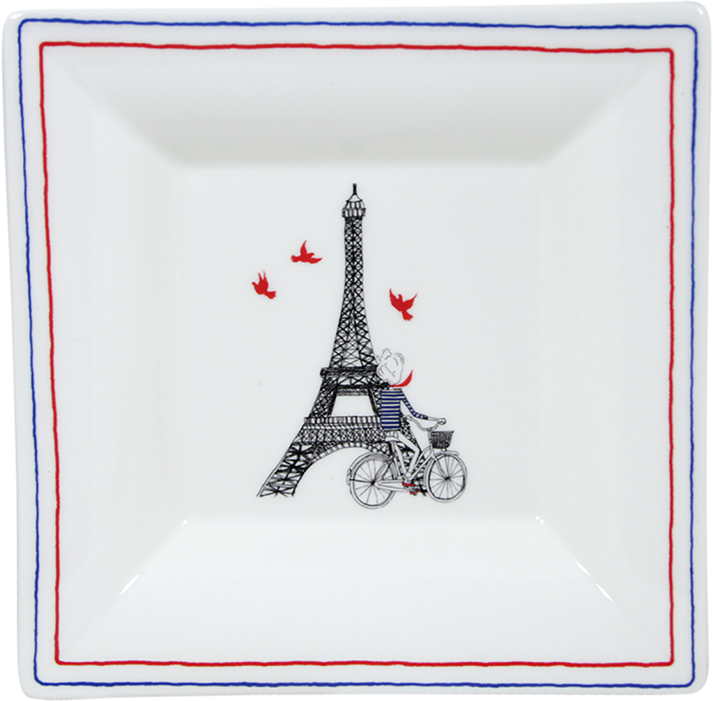 Extra Large Square Candy Tray,  Ca c'est Paris