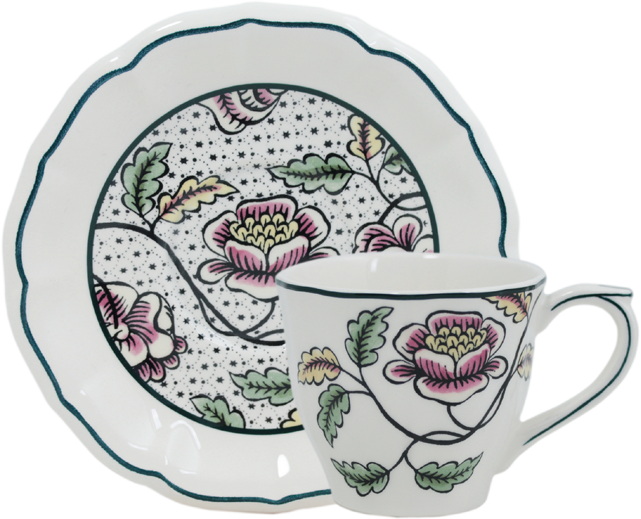 U.S. Tea Cup & Saucer, Dominote