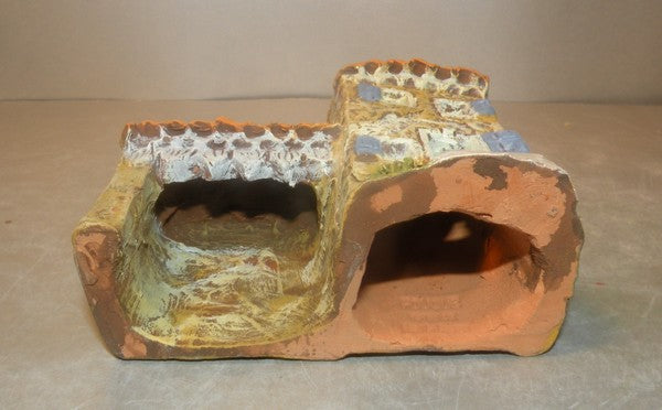 Hut and open Barn,(all clay),  Fouque 2 cm