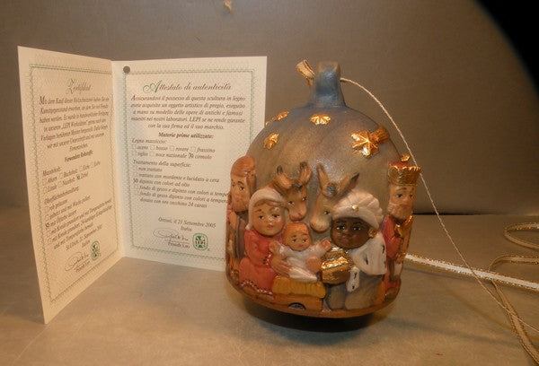 Christmas Ball with Nativity