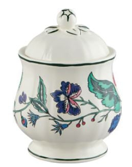 Covered Sugar Bowl, Dominote Hand Painted