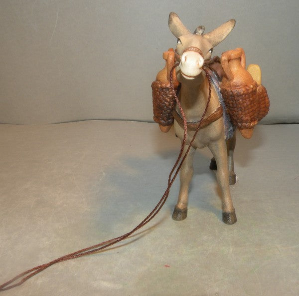 Donkey with water and bread load Venetian Nativity