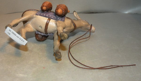 Donkey with water and bread load Venetian Nativity