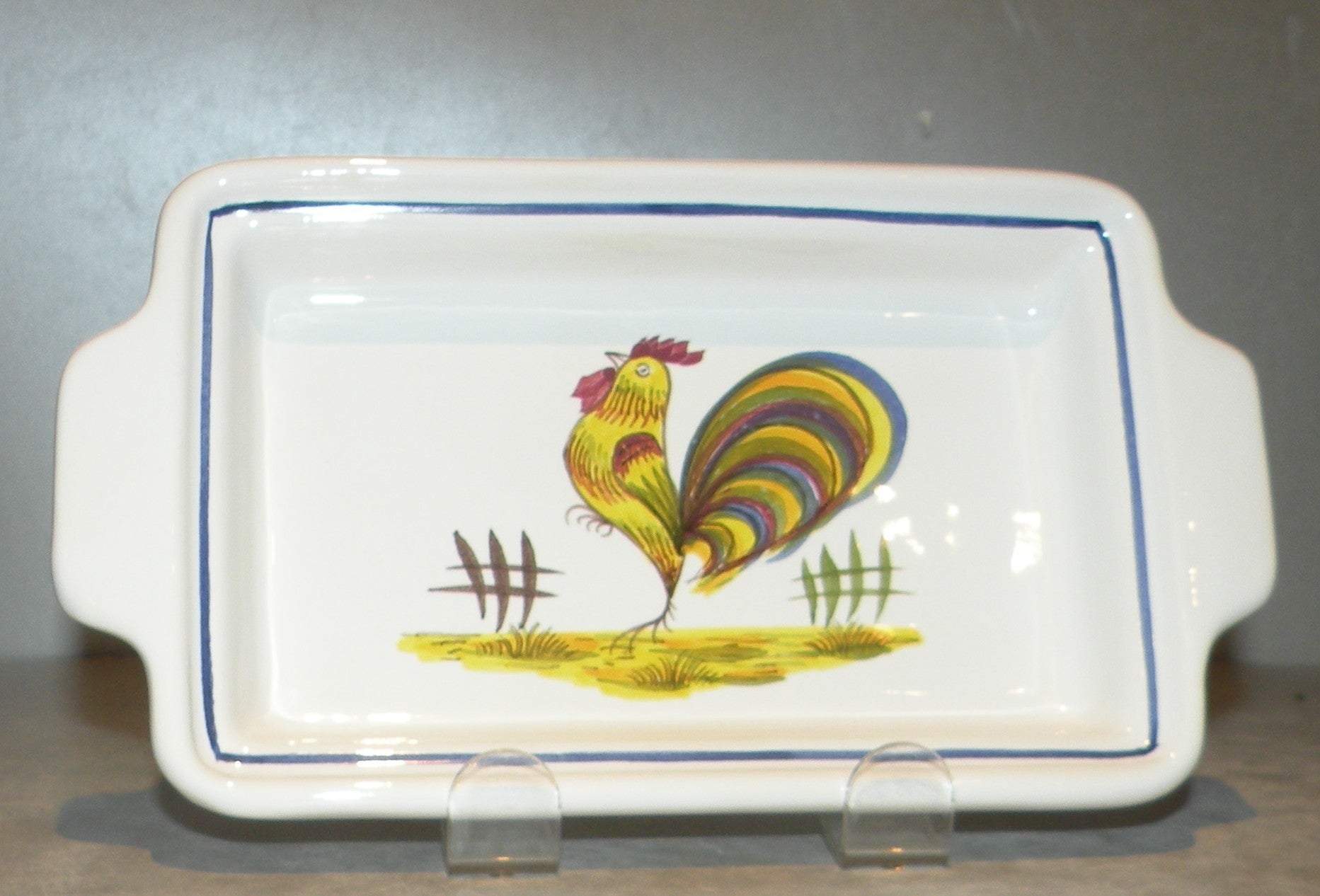 Butter dish, Coq Francais