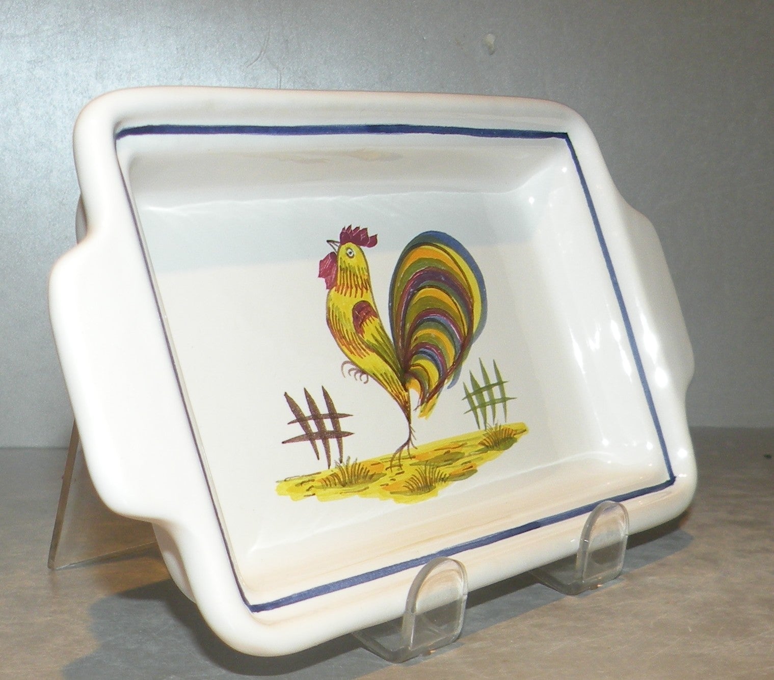 Butter dish, Coq Francais
