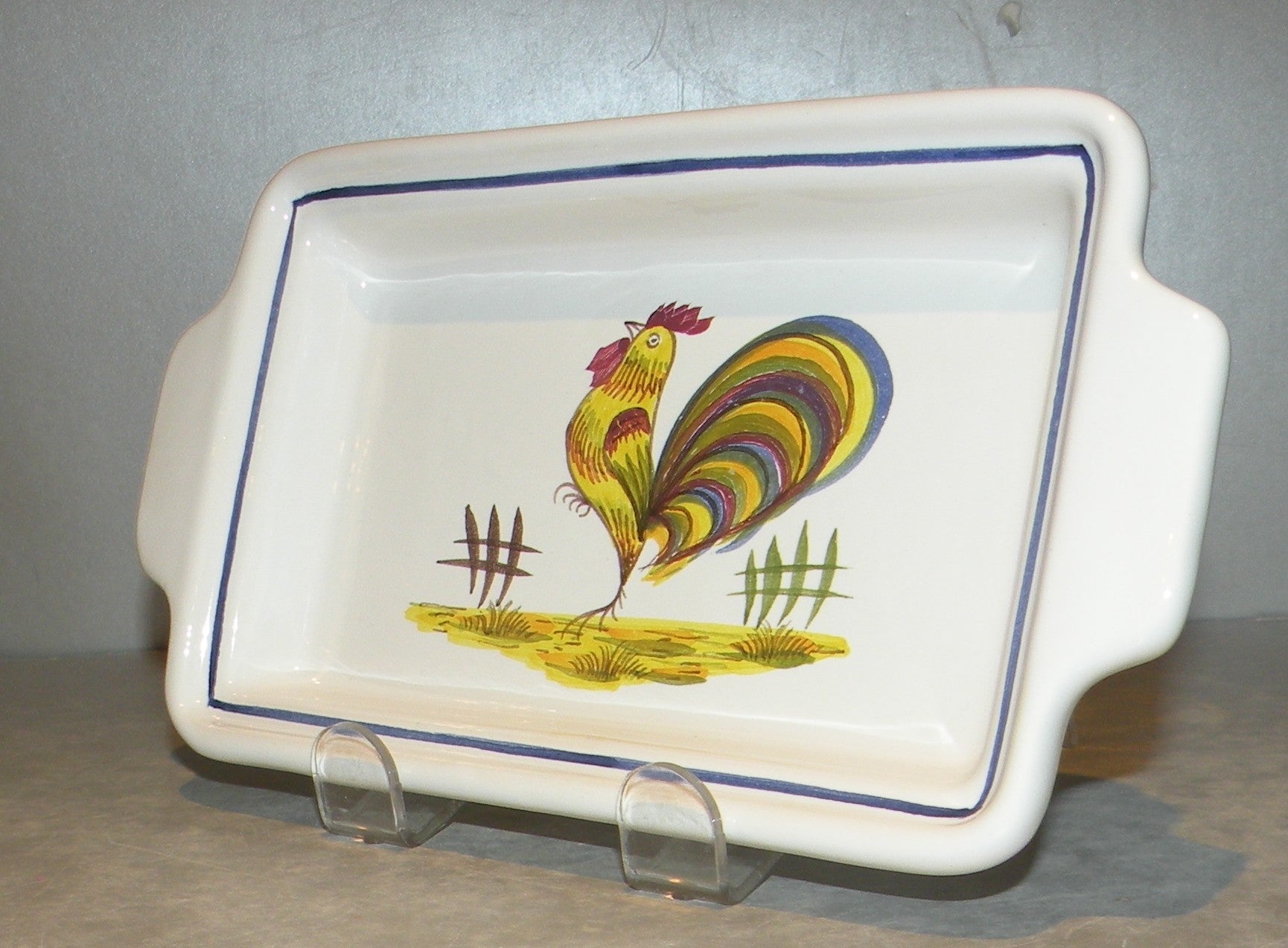 Butter dish, Coq Francais