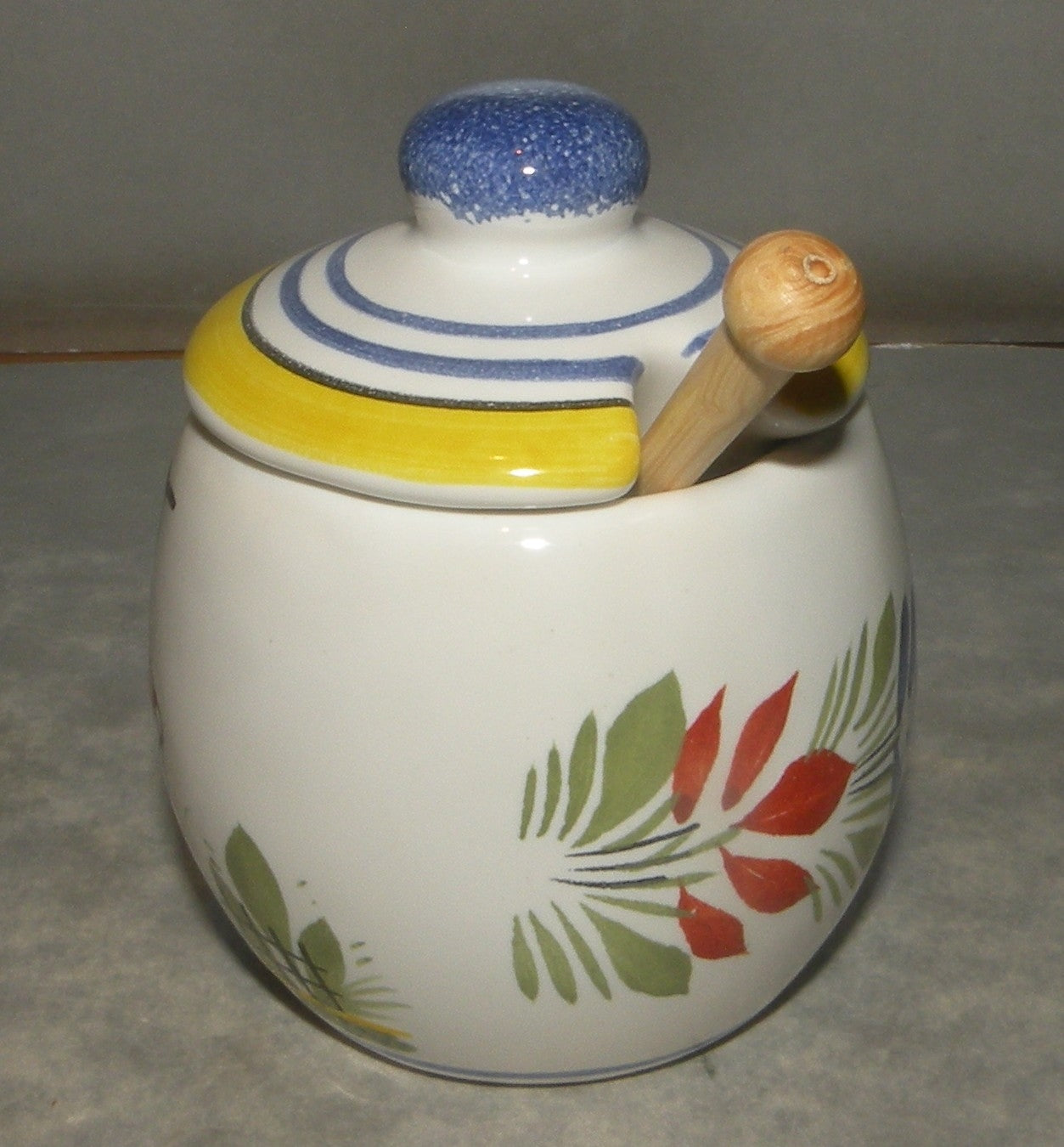 Mustard jar with a Man , Henriot