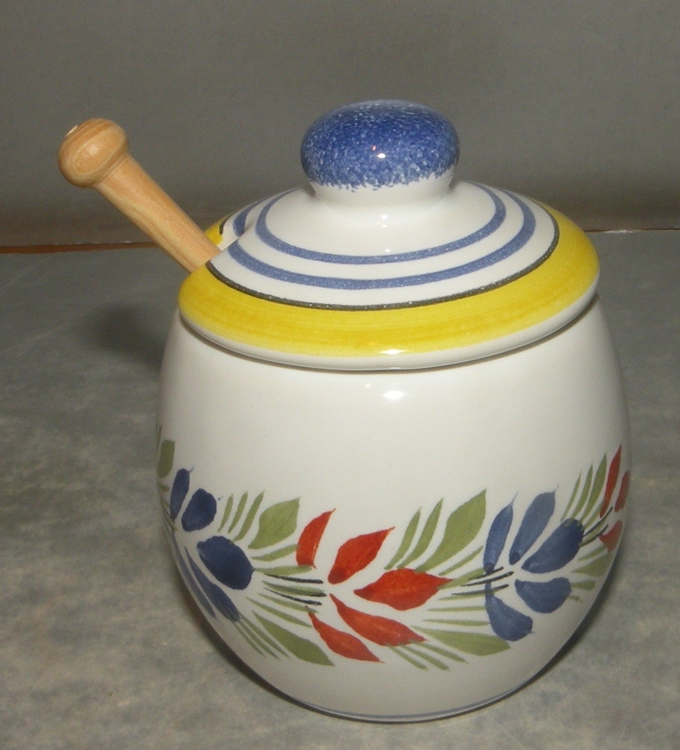 Mustard jar with a Man , Henriot
