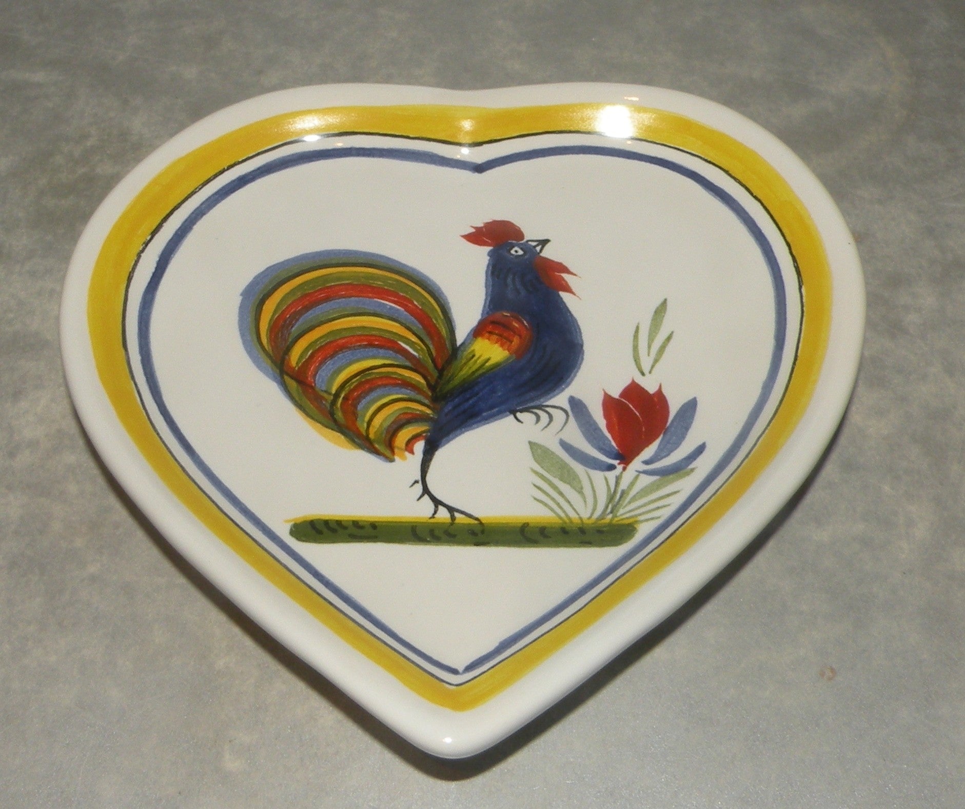 Heart dish, Henriot Coq