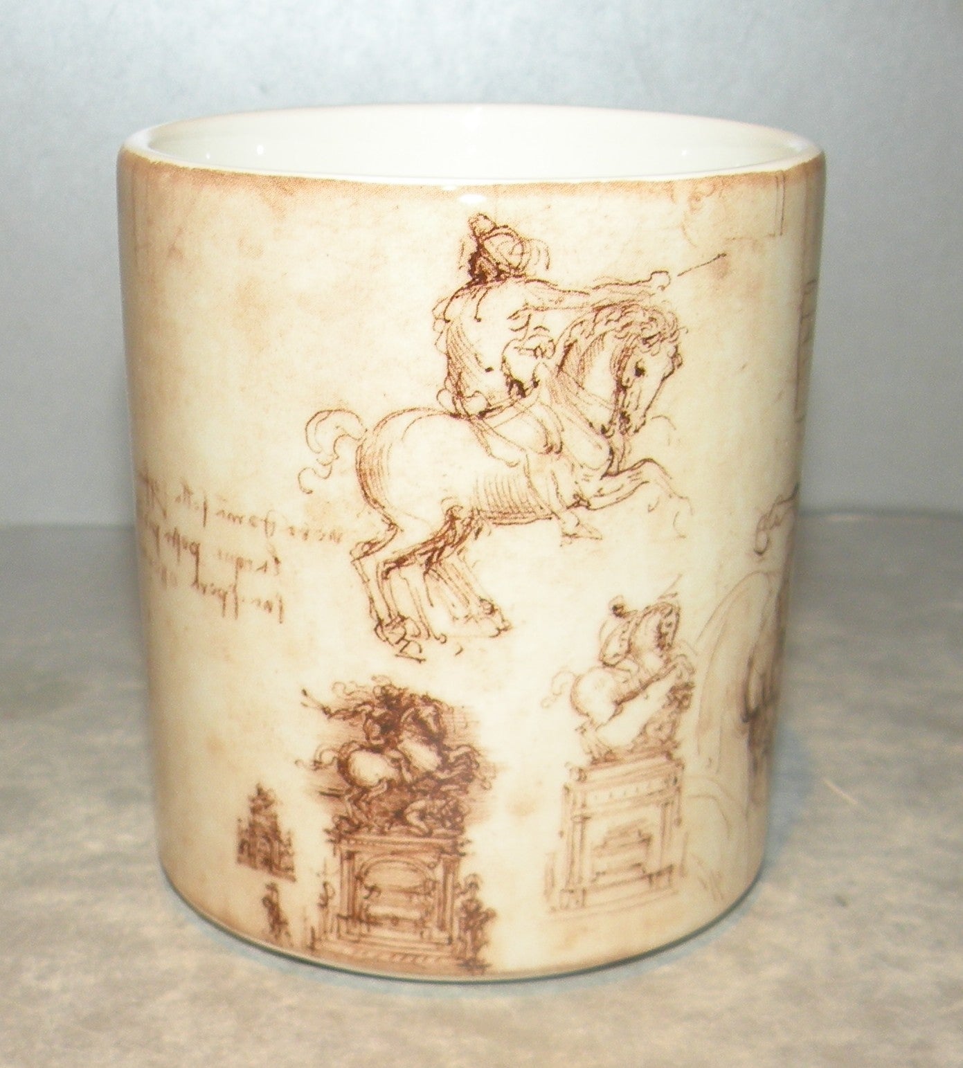 Coffee Mug Horse , Leonard de Vinci