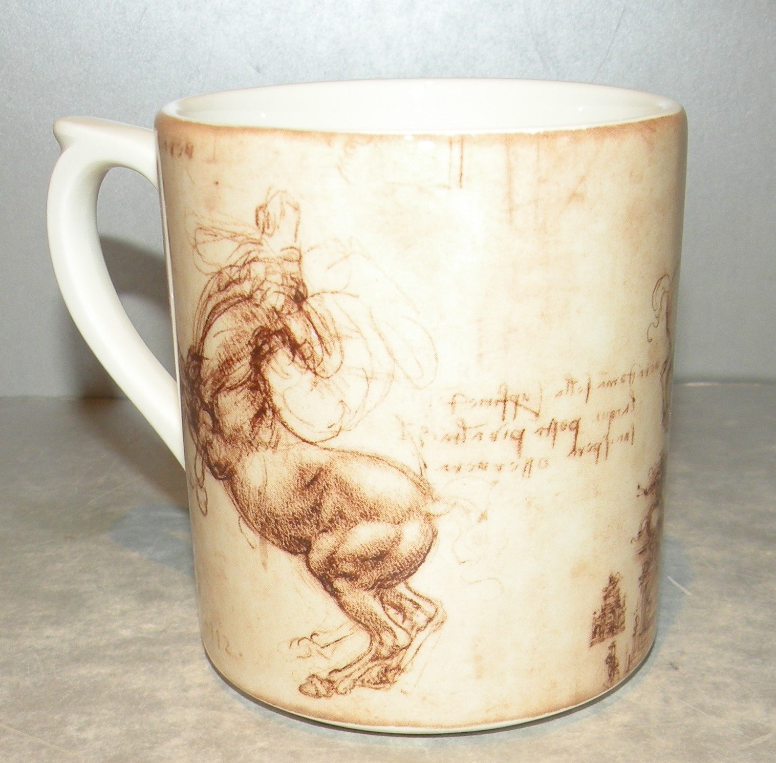 Coffee Mug Horse , Leonard de Vinci