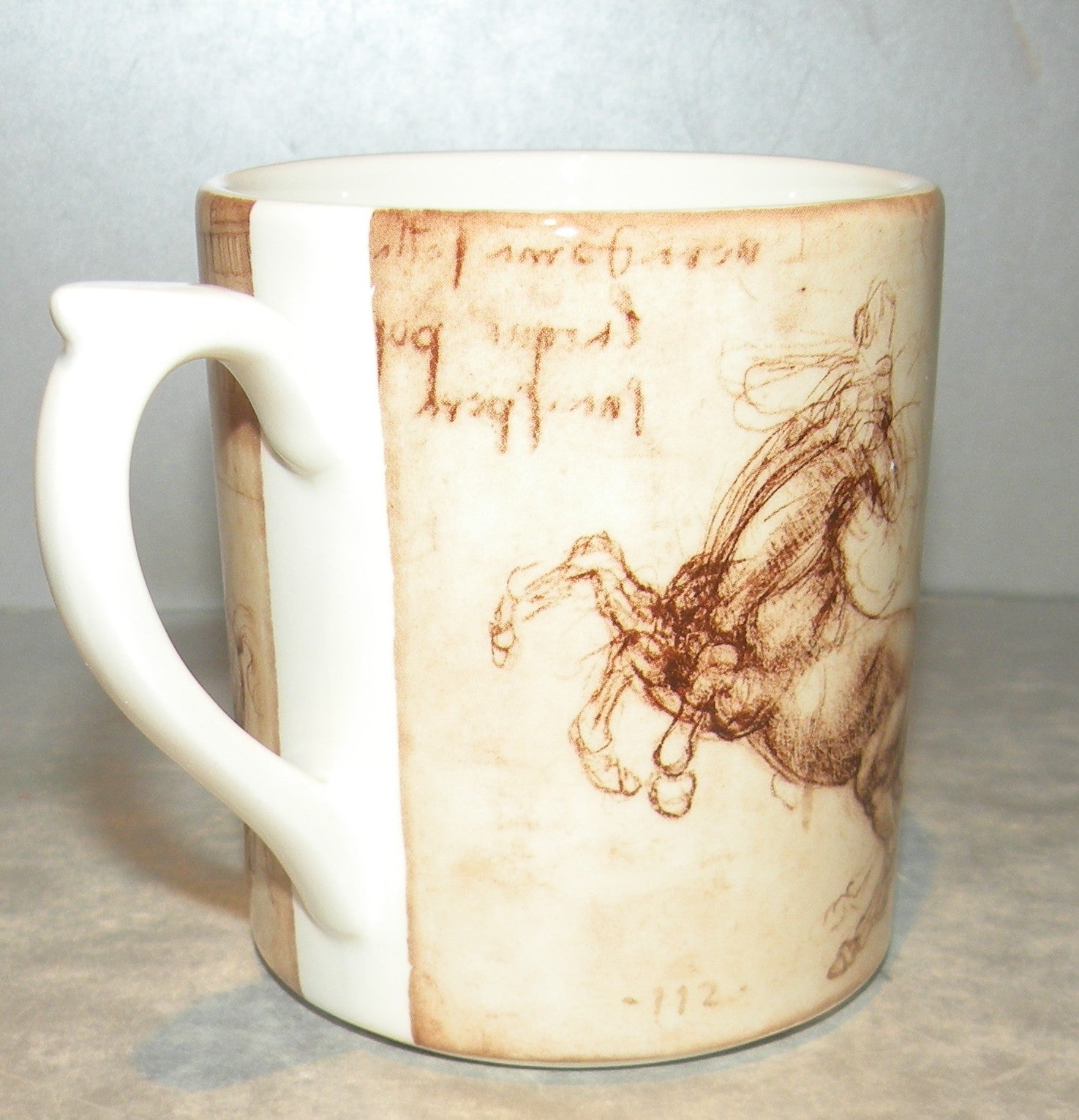 Coffee Mug Horse , Leonard de Vinci
