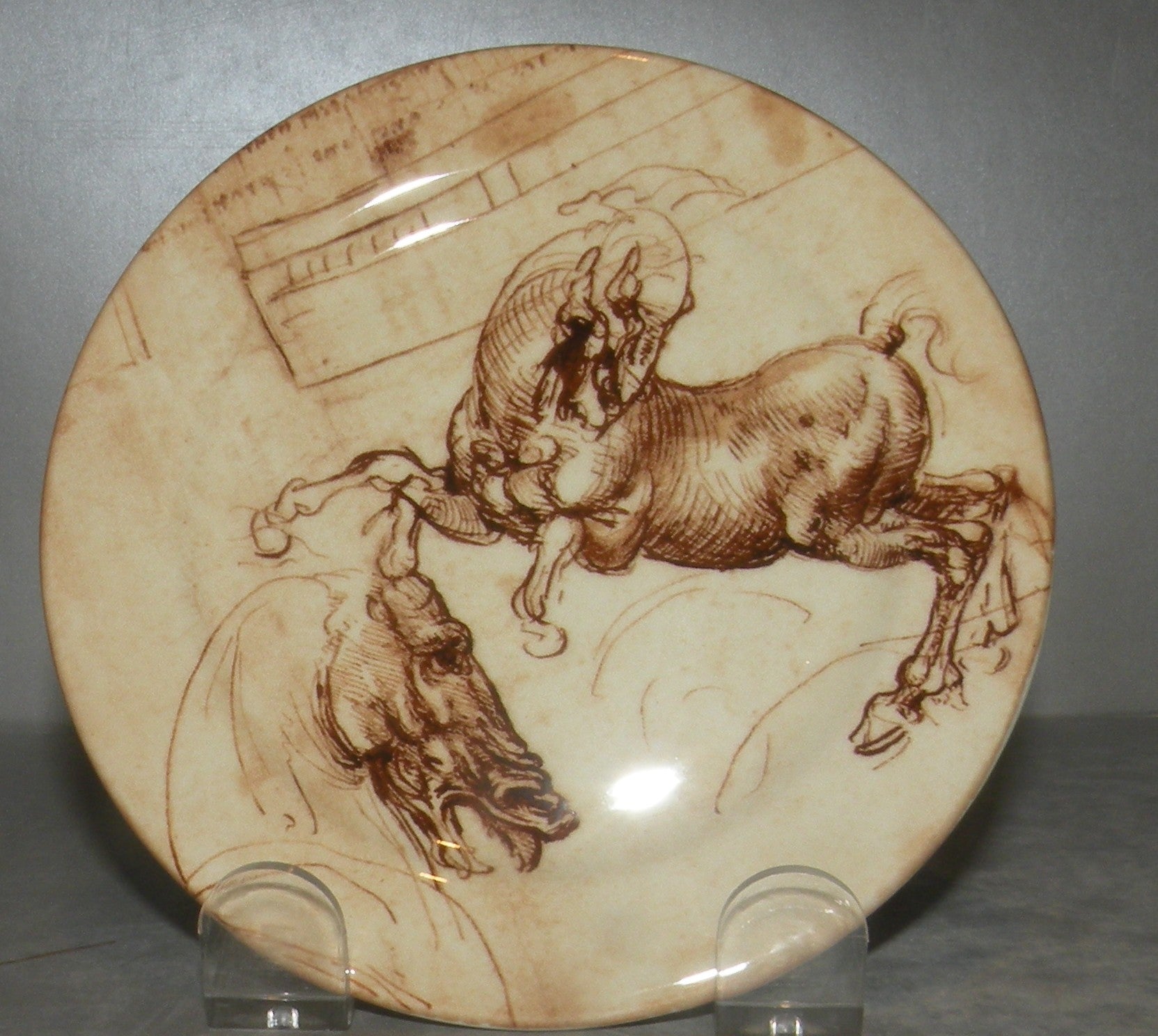Bottle Coaster Horse 2 , Leonard de Vinci