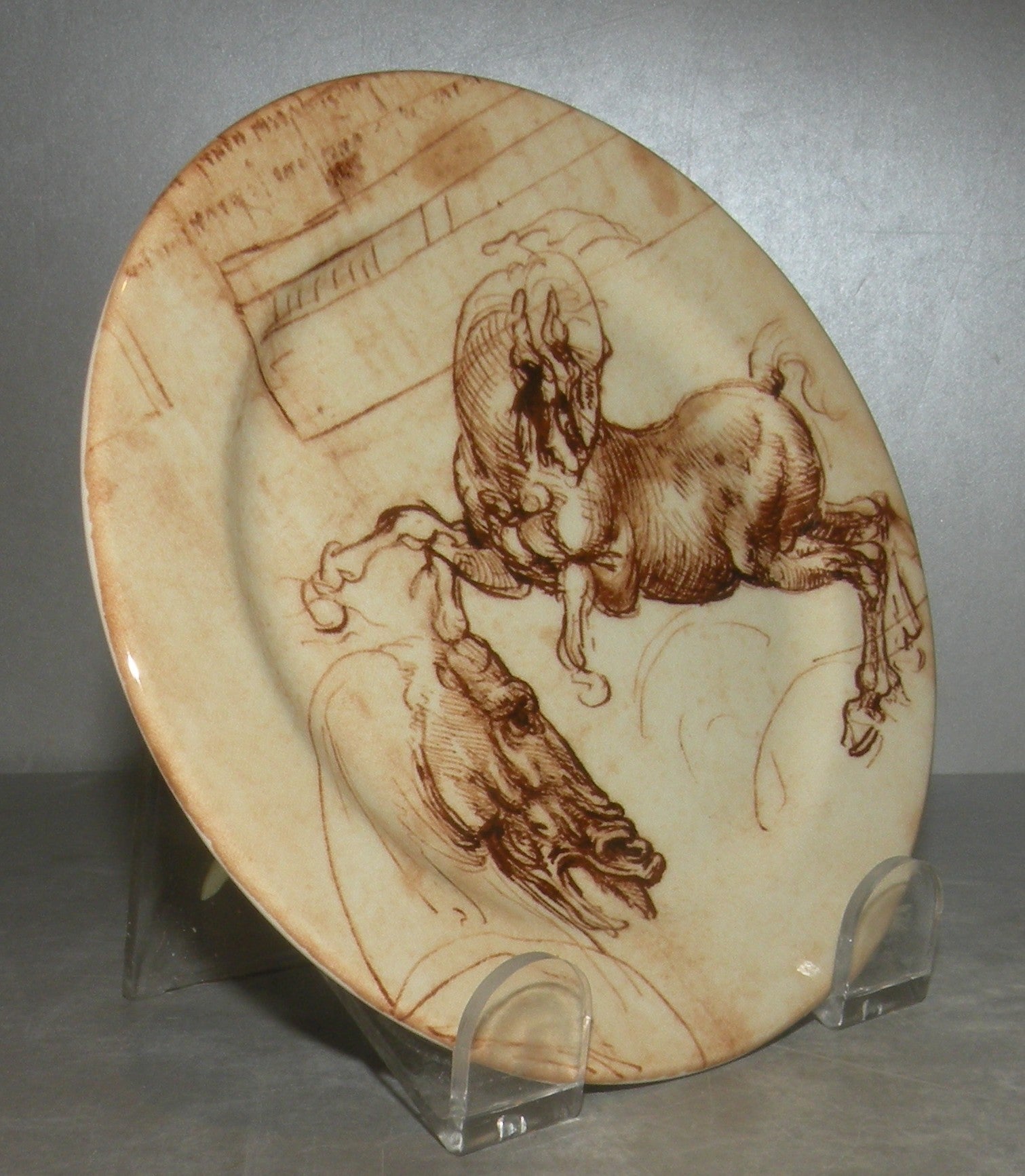 Bottle Coaster Horse 2 , Leonard de Vinci