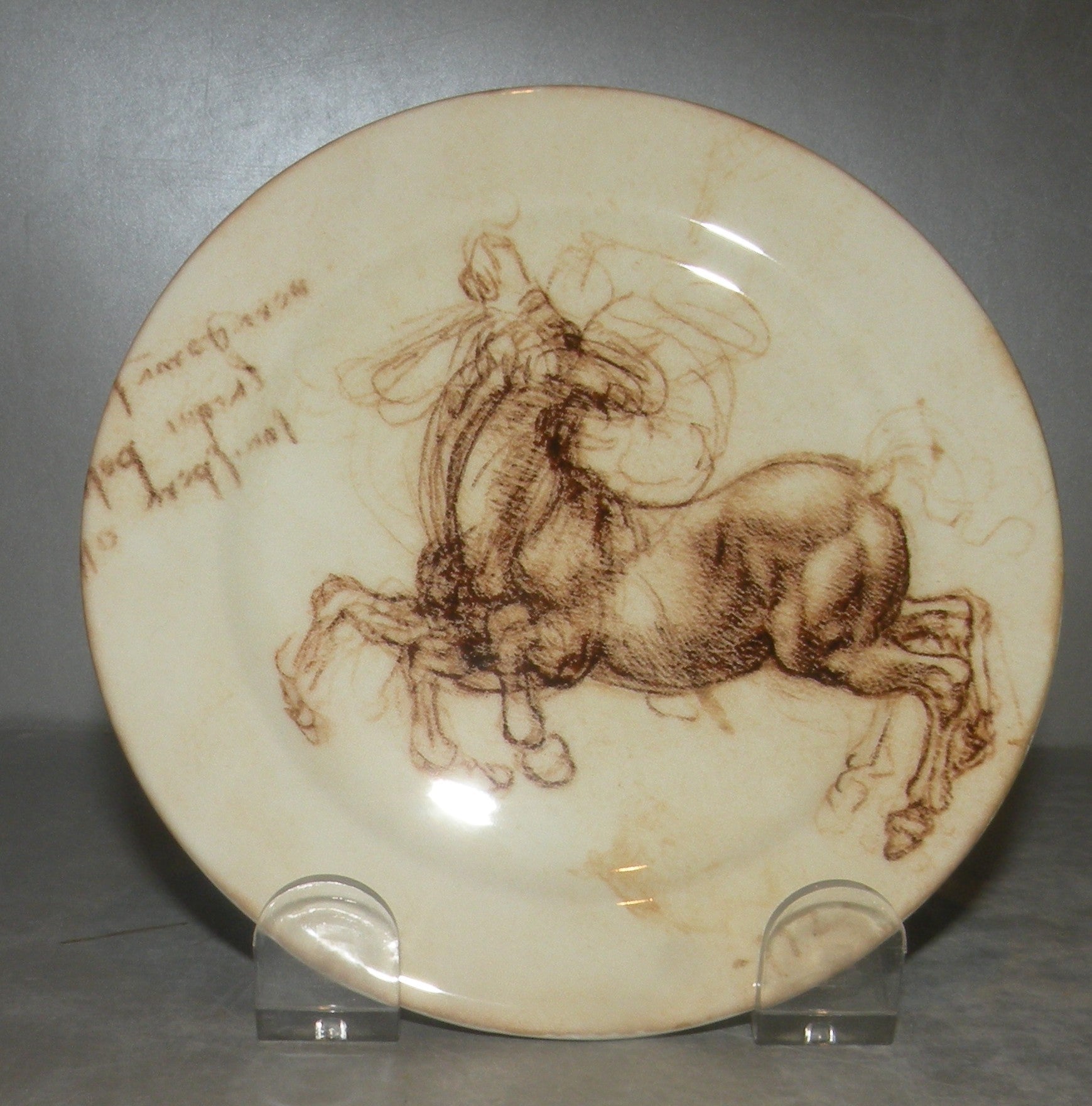 Bottle Coaster Horse 4 , Leonard de Vinci