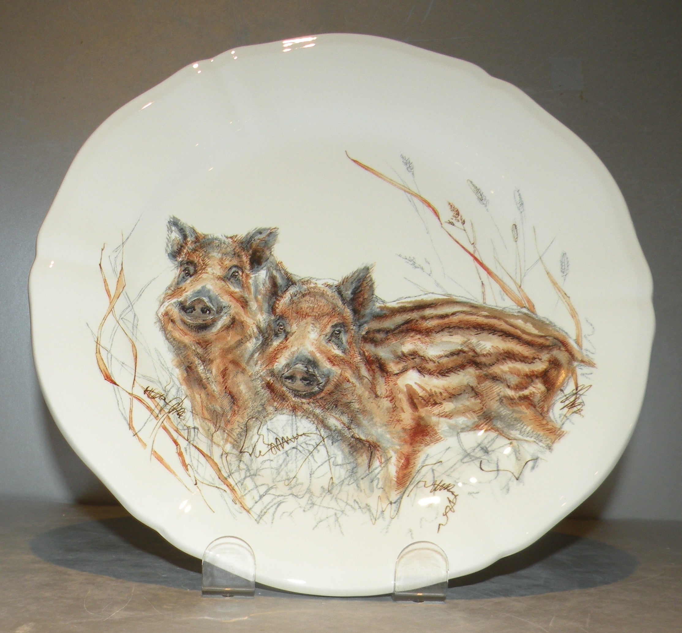 Dessert Plate Young Wild Boar , Sologne