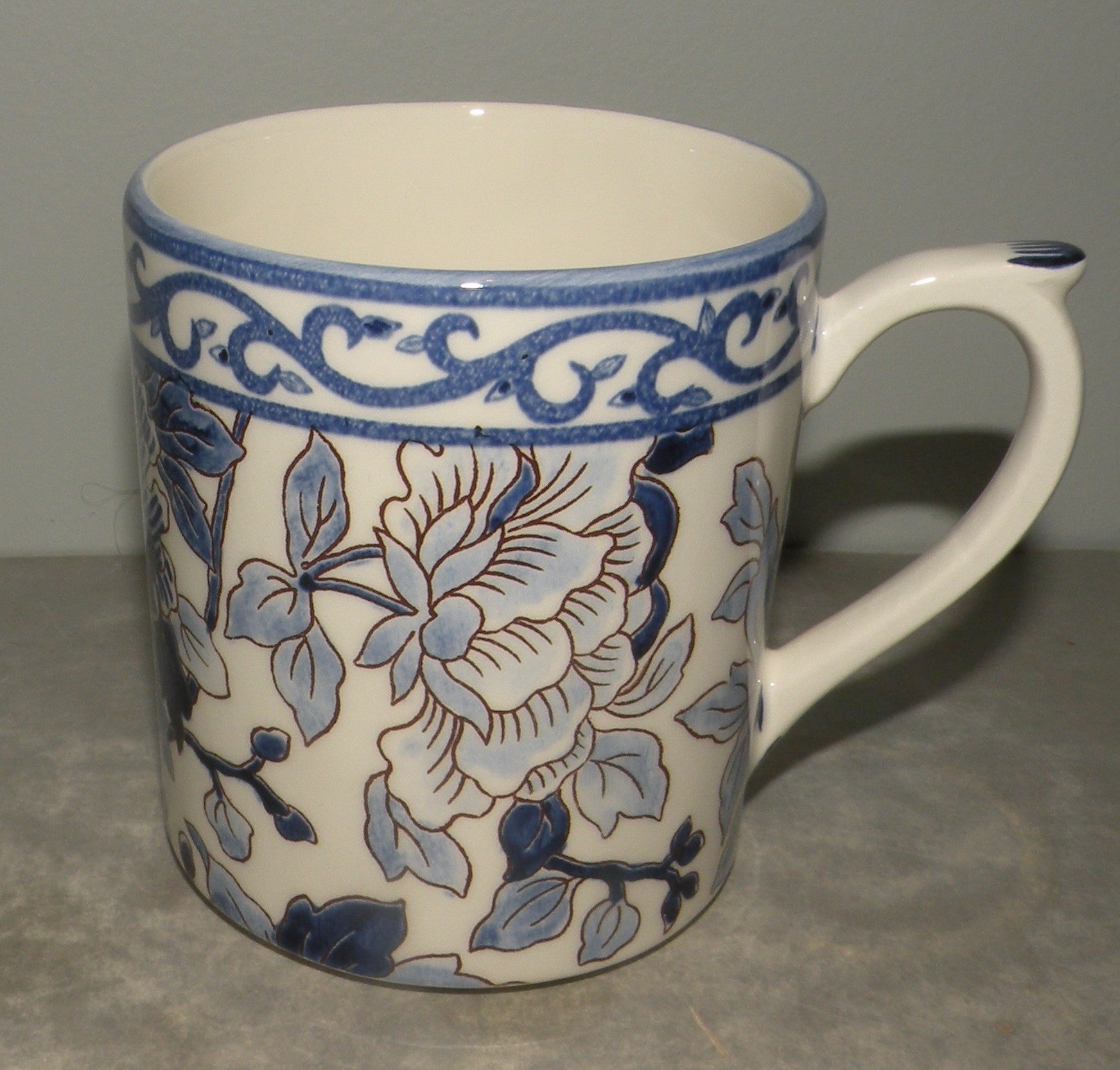 Coffee Mug PIvoines Bleu