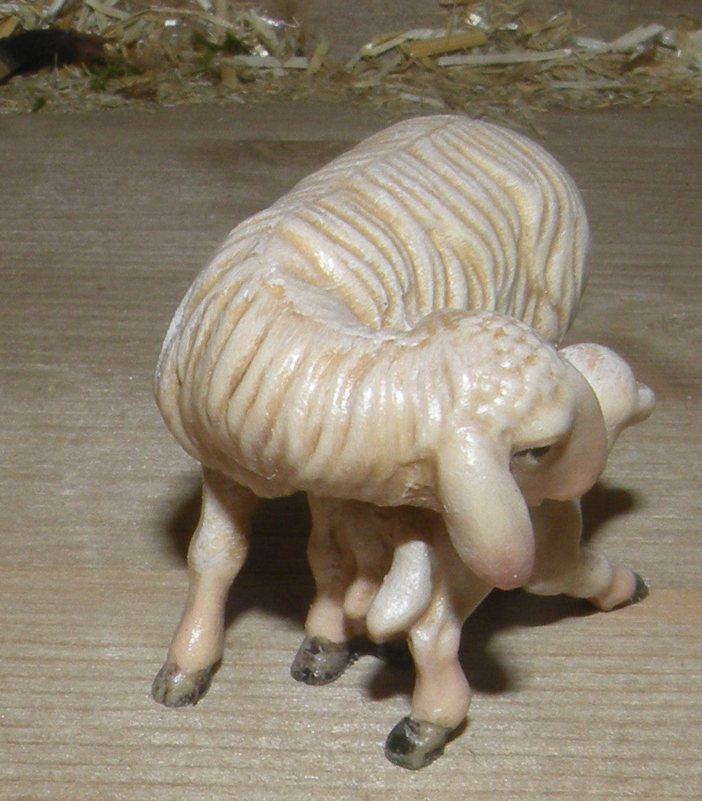 Sheep with lamb - Oriental nativity dressed -  21200