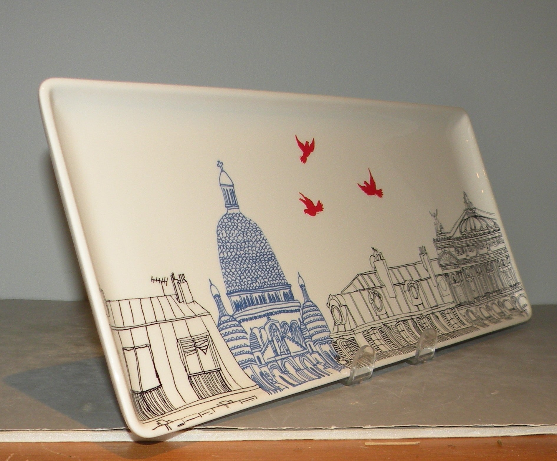 Oblong Serving Tray, Ca c'est Paris