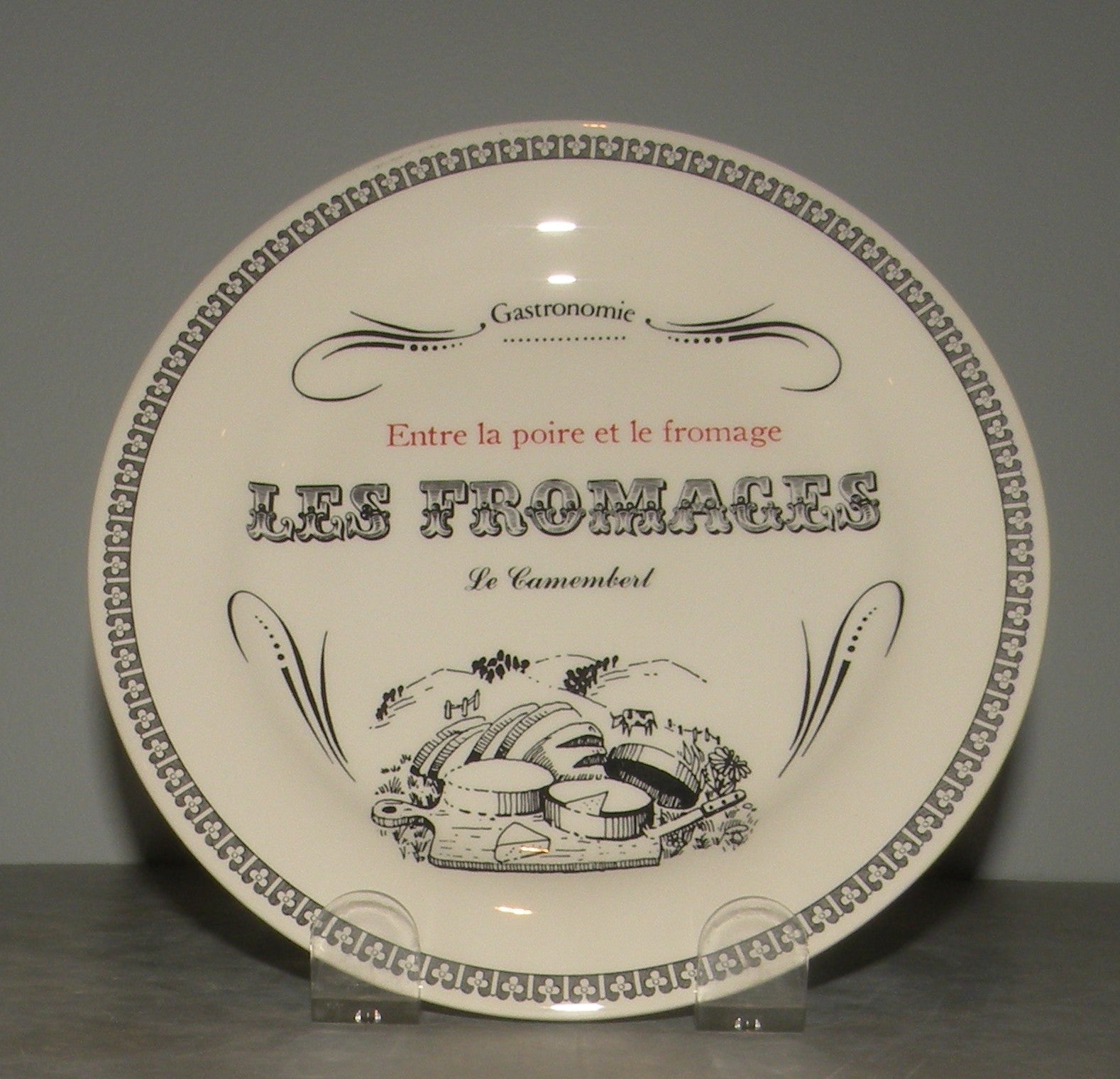 Bread & Butter Plate Camembert, Les Fromages