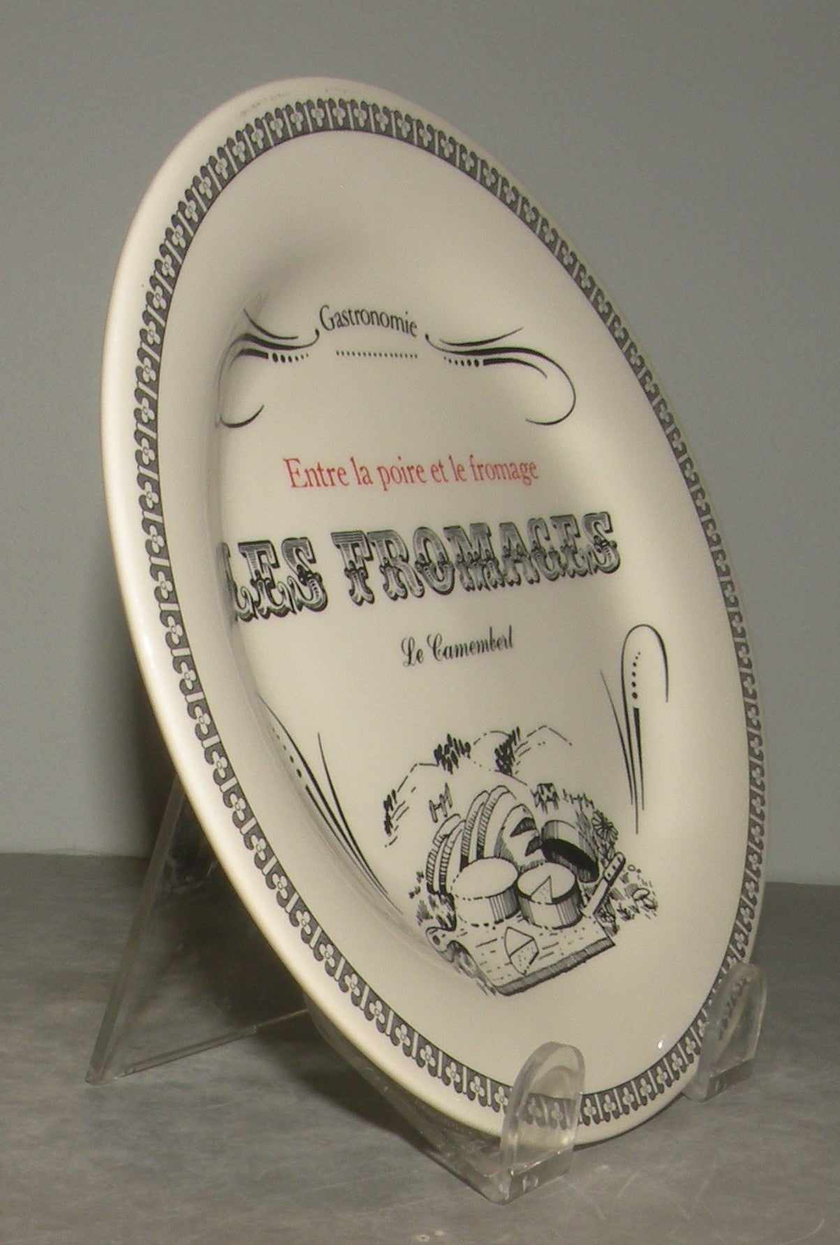 Bread & Butter Plate Camembert, Les Fromages