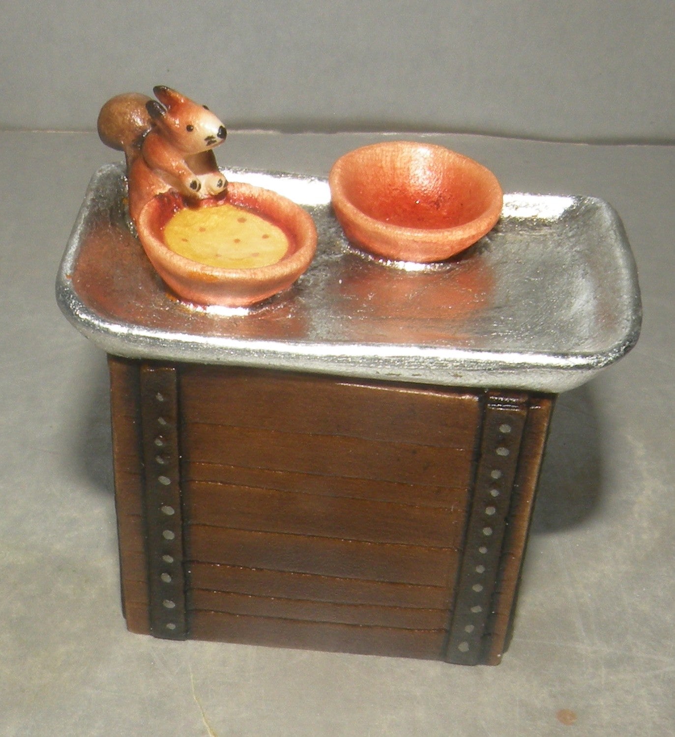 Tray with Soups and Squirrel , Kastlunger