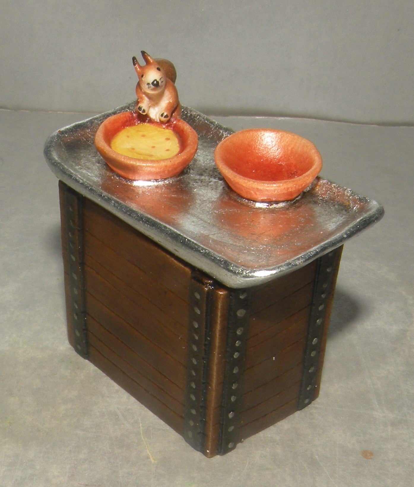 Tray with Soups and Squirrel , Kastlunger