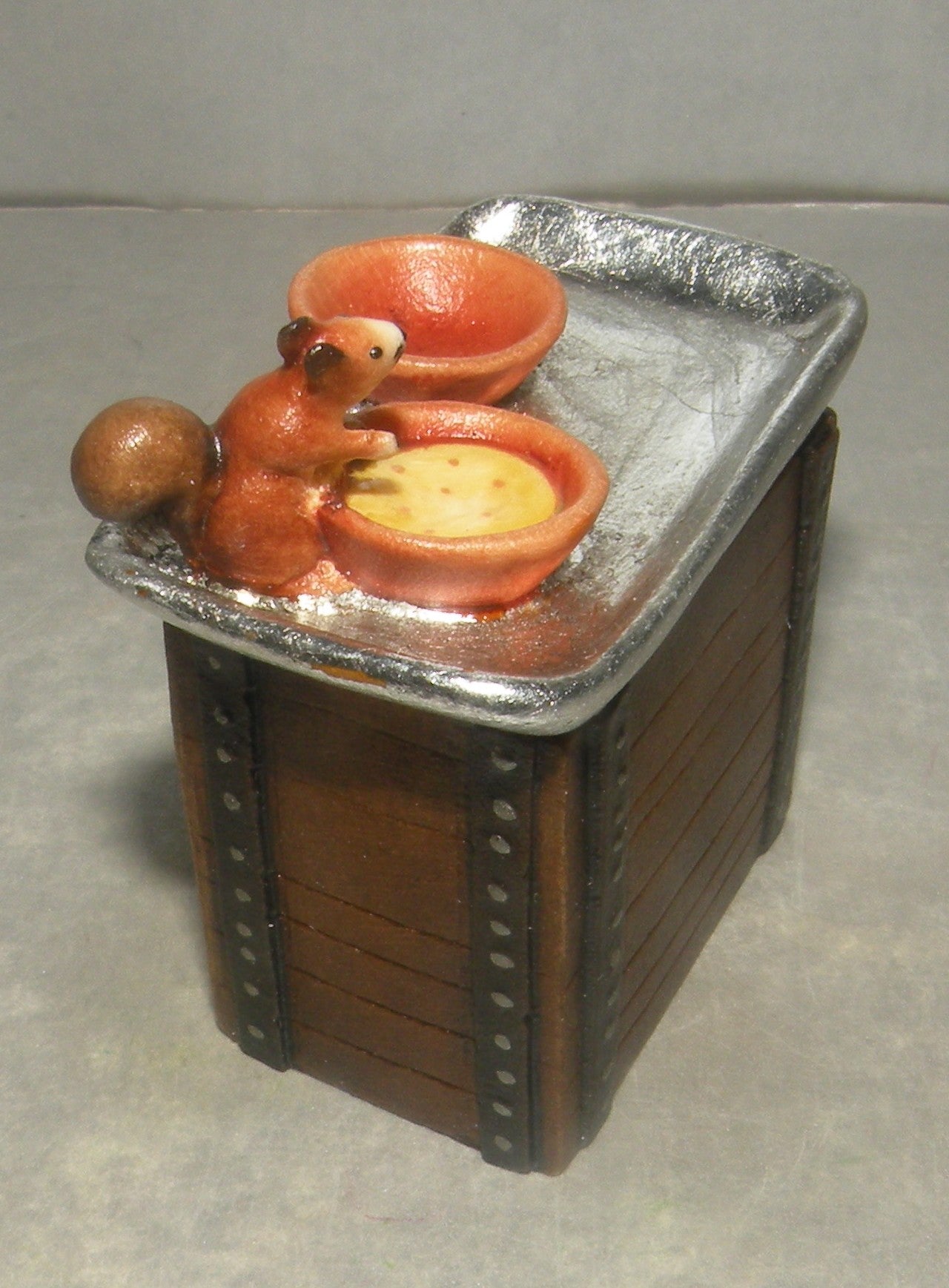 Tray with Soups and Squirrel , Kastlunger