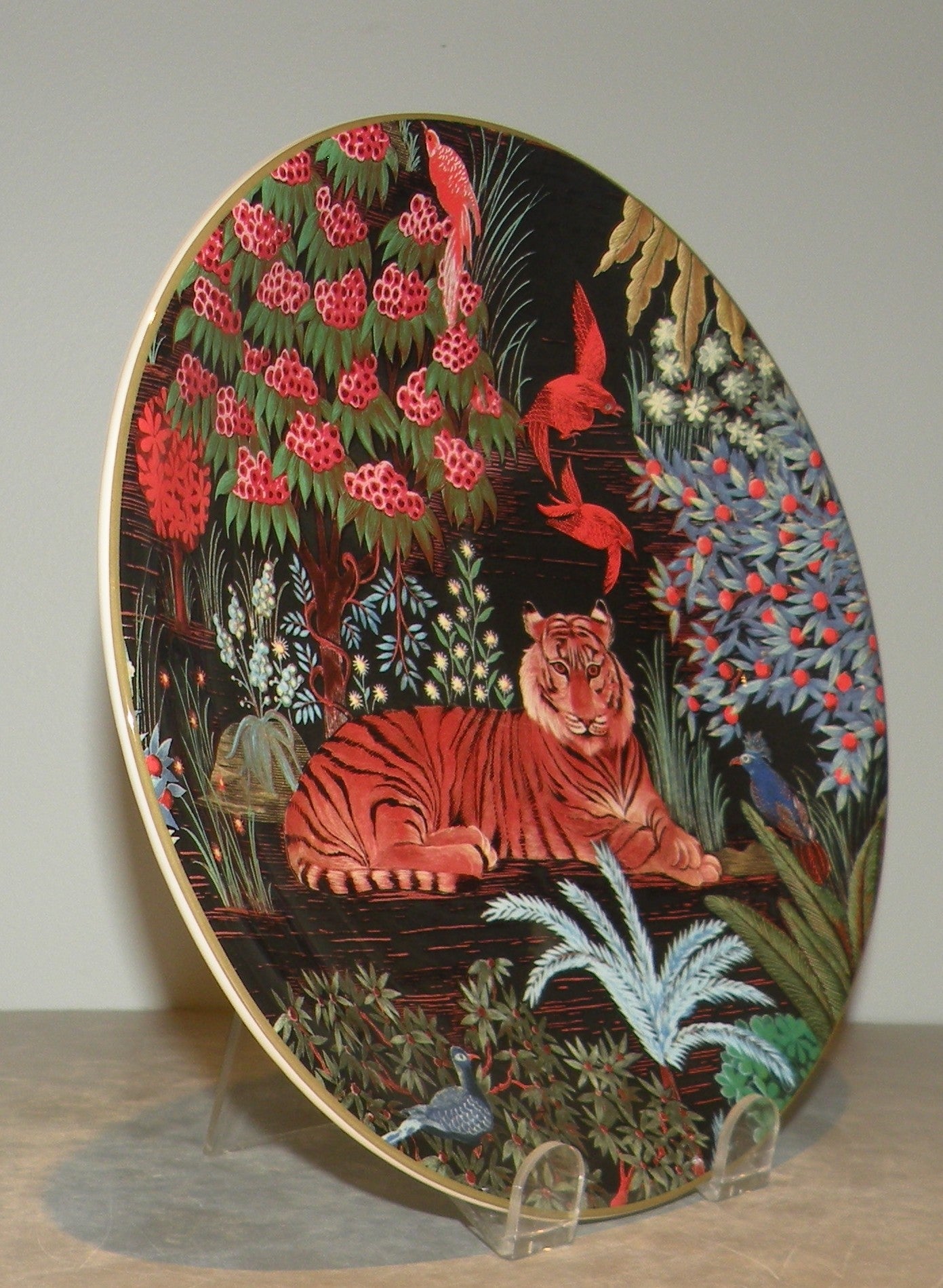 Dessert Plate Tiger, Le Jardin du Palais