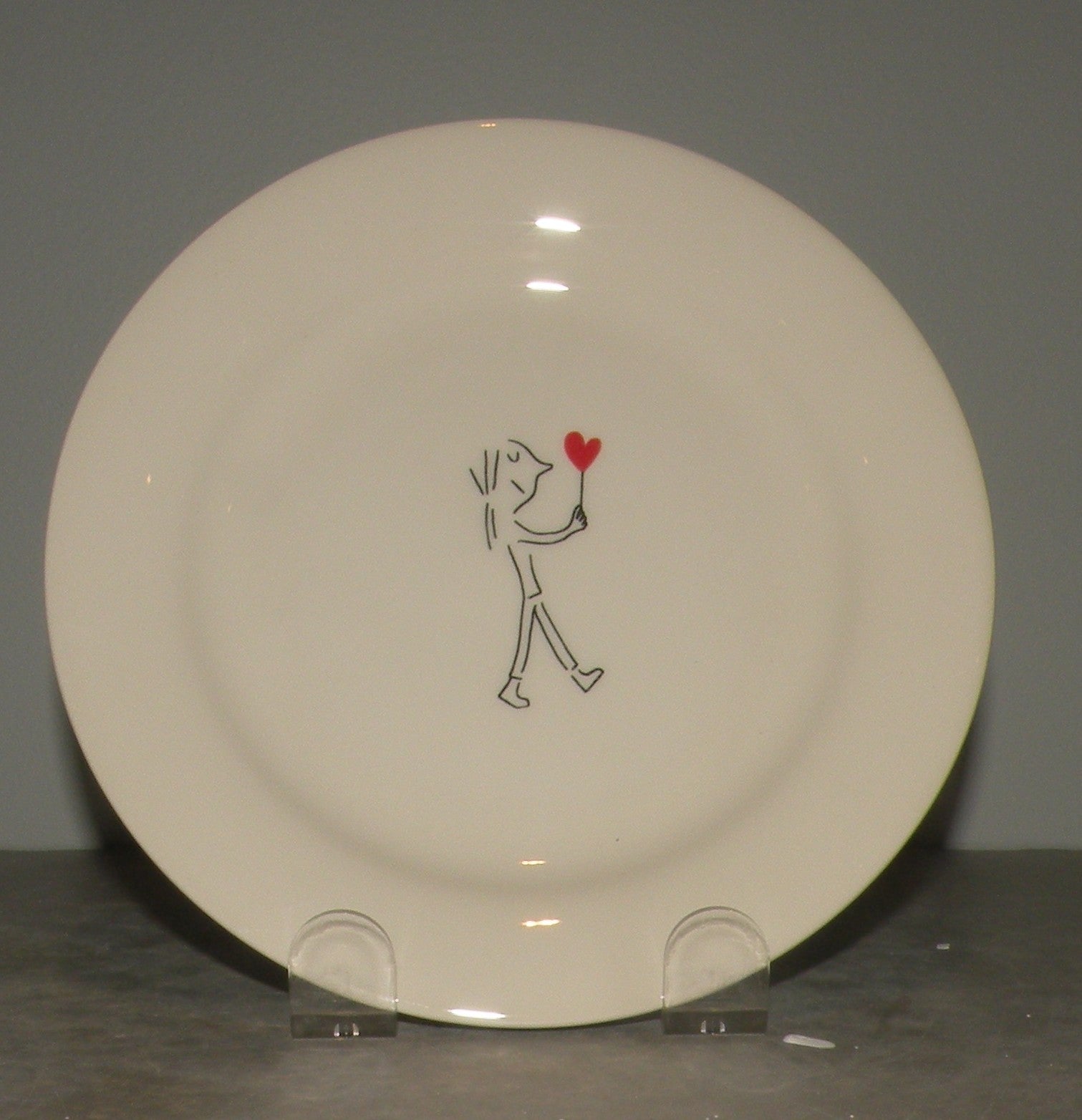 Bread & Butter Plate Lady 1 Heart, Les Amoureux