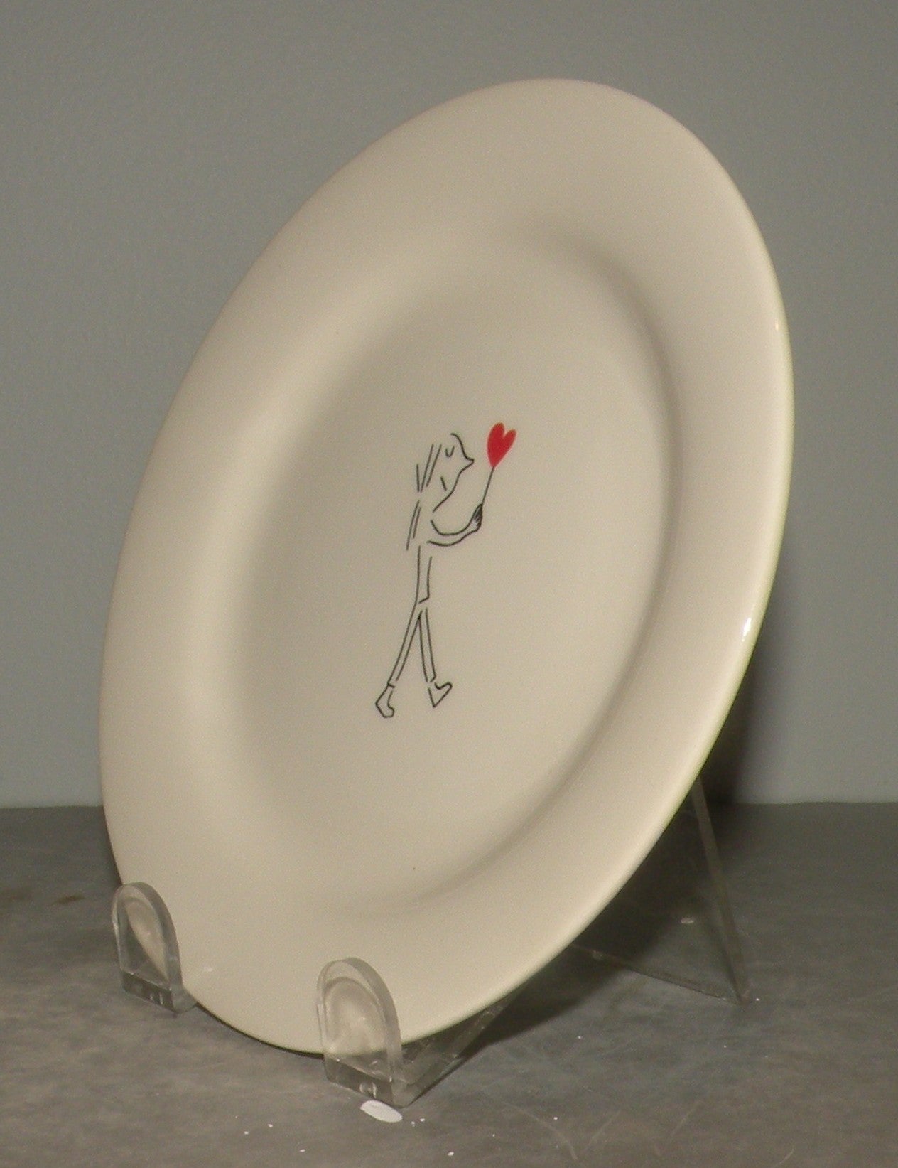 Bread & Butter Plate Lady 1 Heart, Les Amoureux