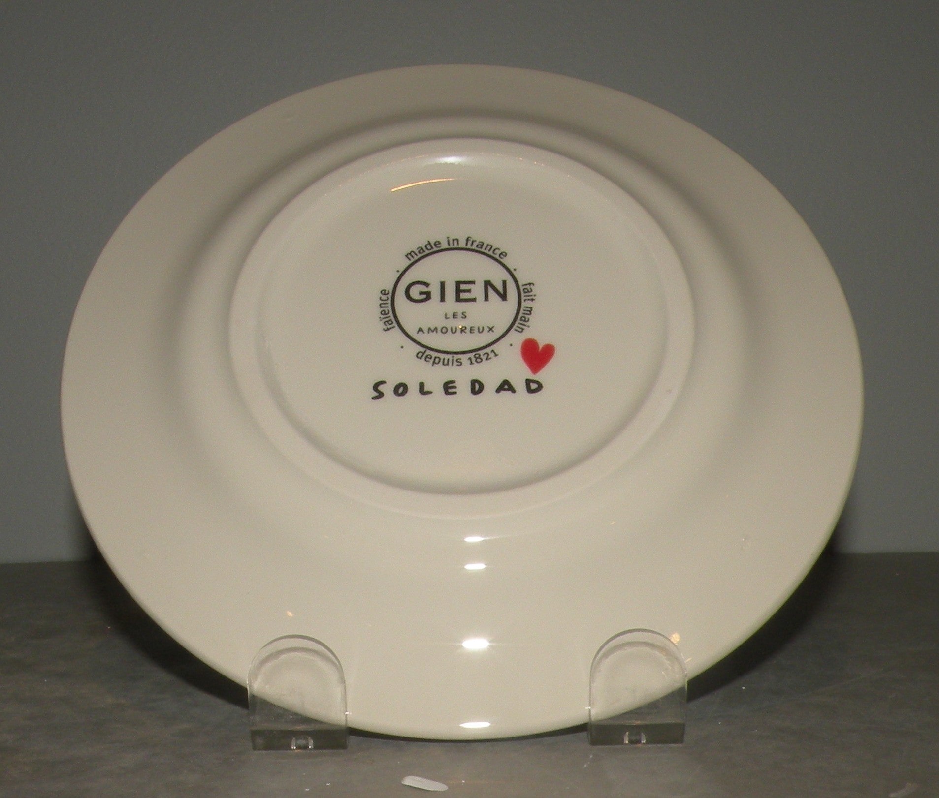 Bread & Butter Plate Lady 1 Heart, Les Amoureux