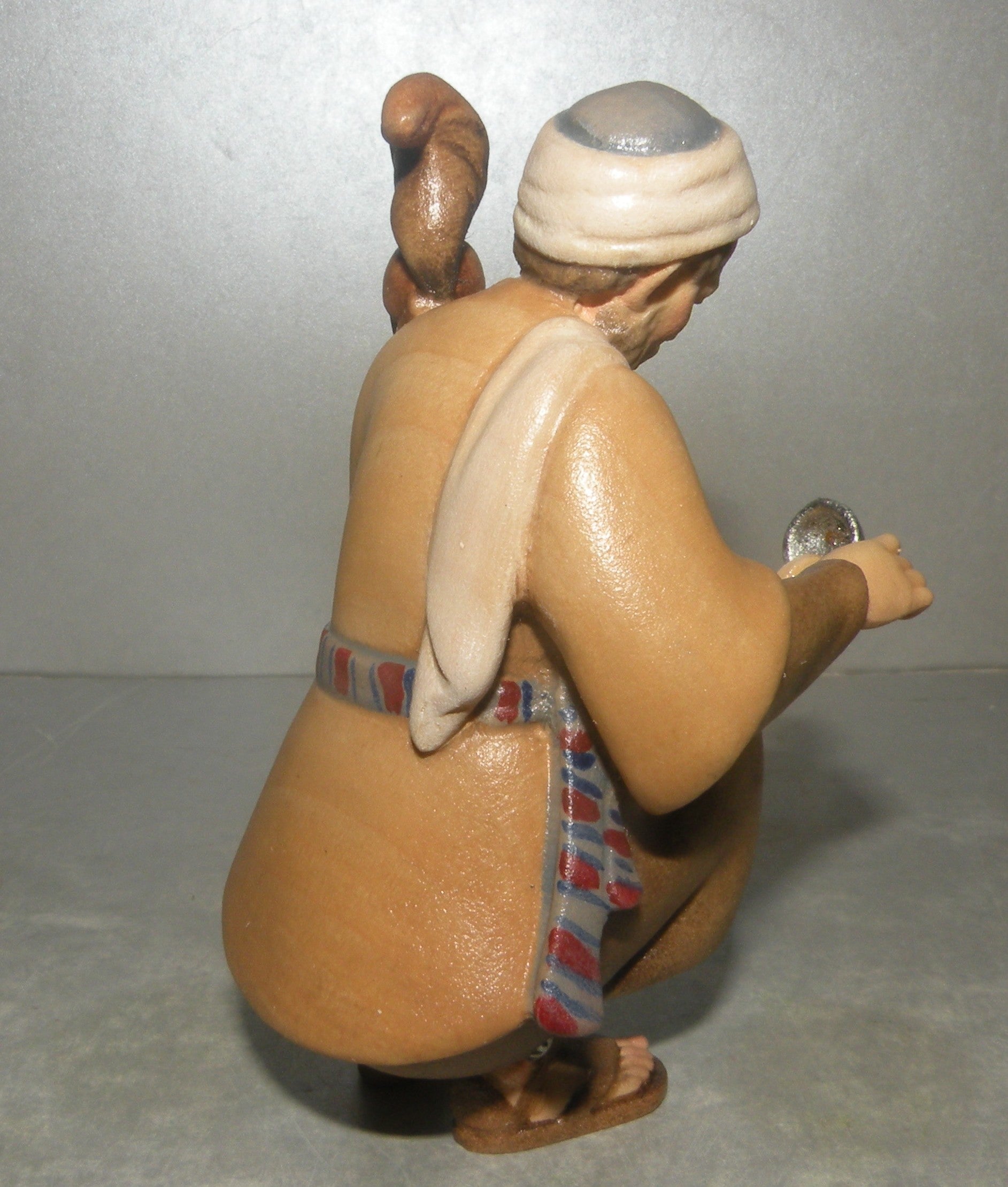 Shepherd with ladle and soup, Gloria