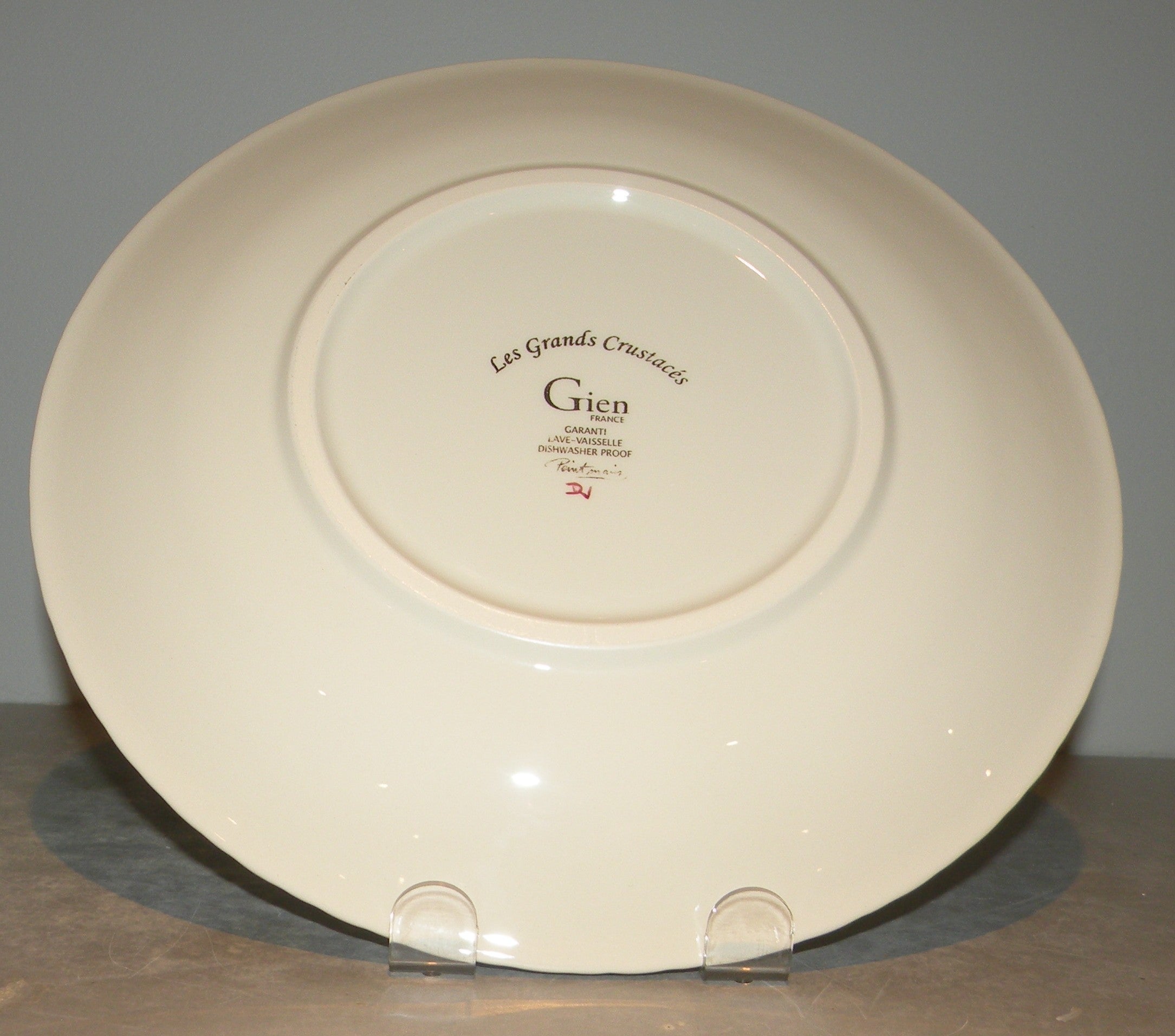 Dinner Plate Crabe Bleu, Grands Crustaces