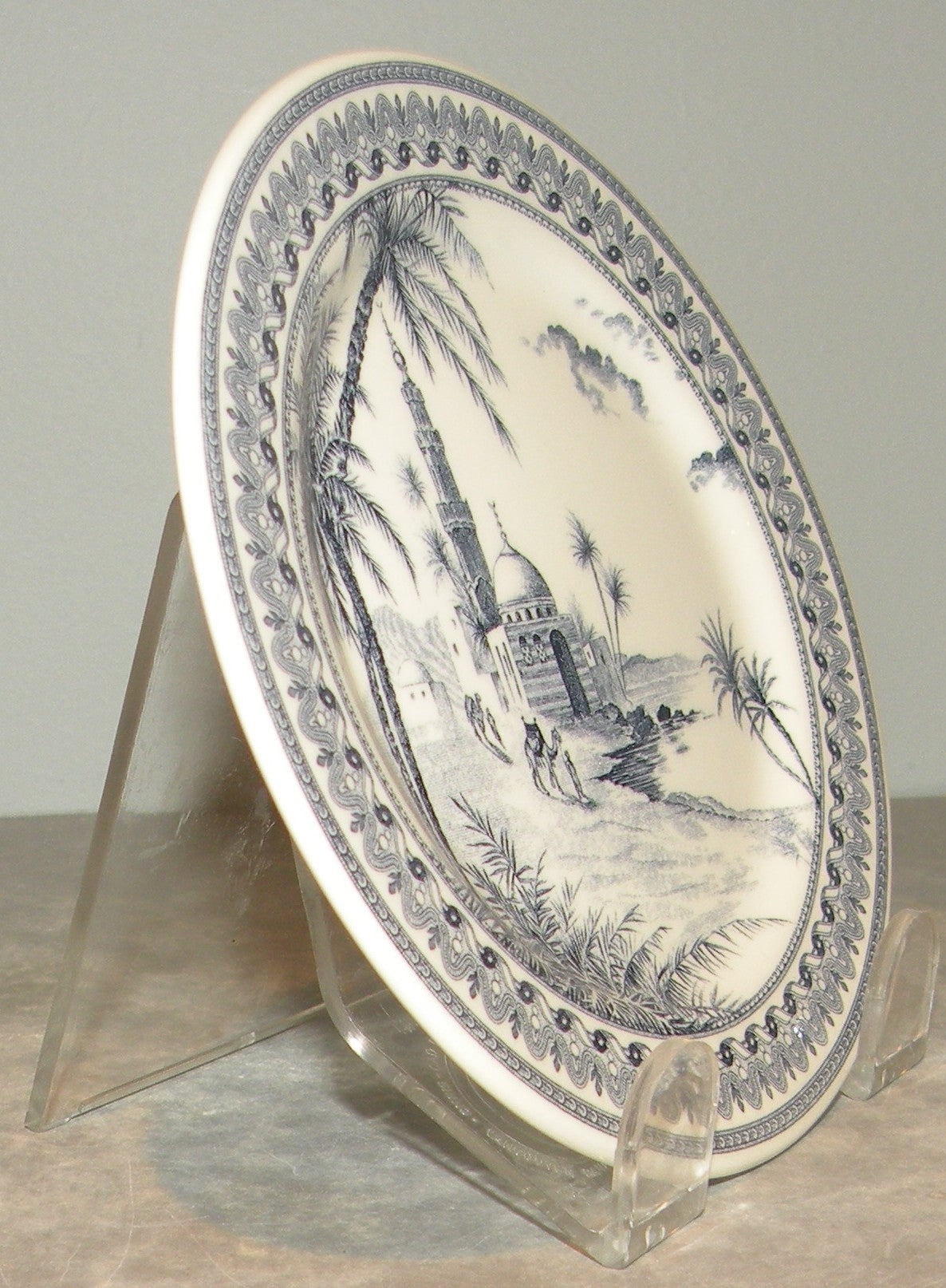 Bottle Coaster, Vue d'Orient , Les Depareillees in Blue