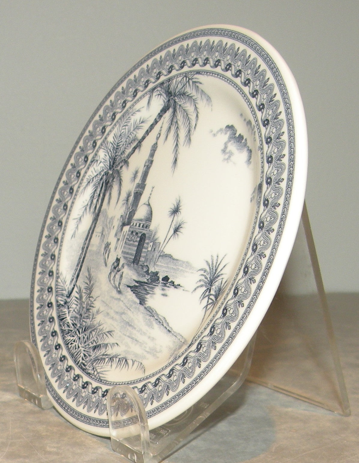 Bottle Coaster, Vue d'Orient , Les Depareillees in Blue