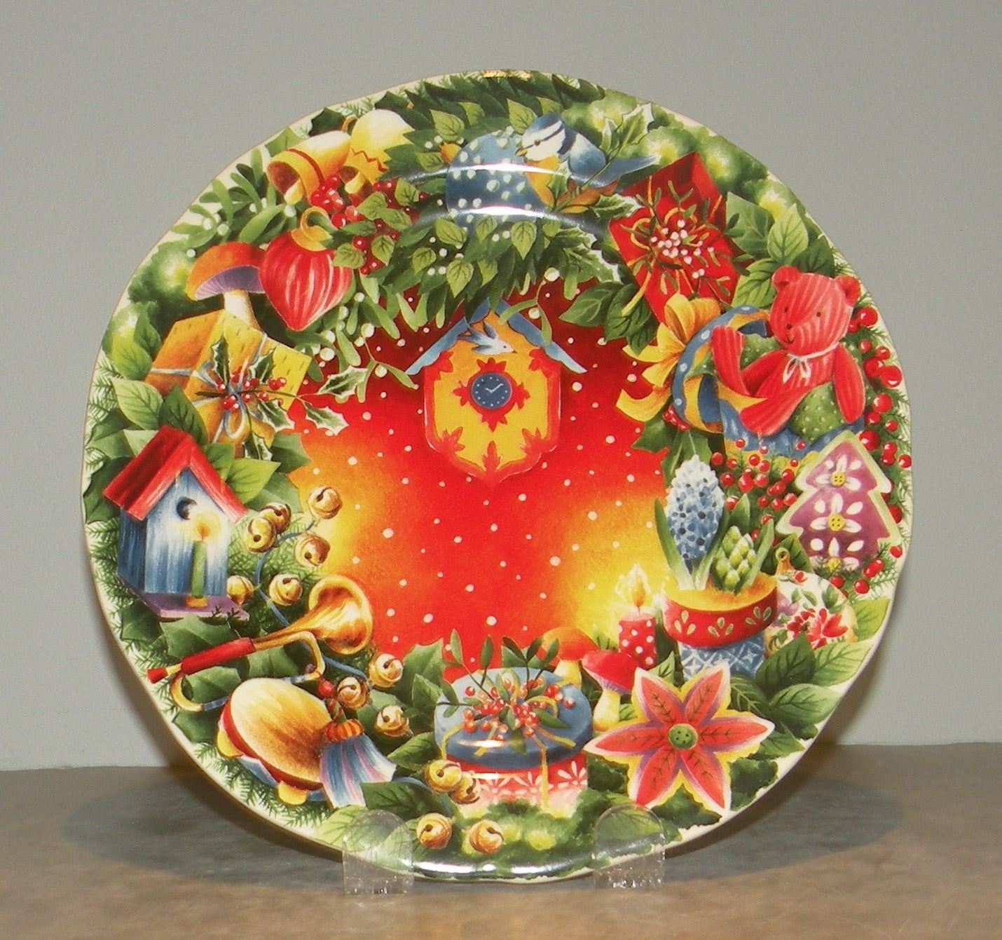 Dessert Plate Noel Red 2020