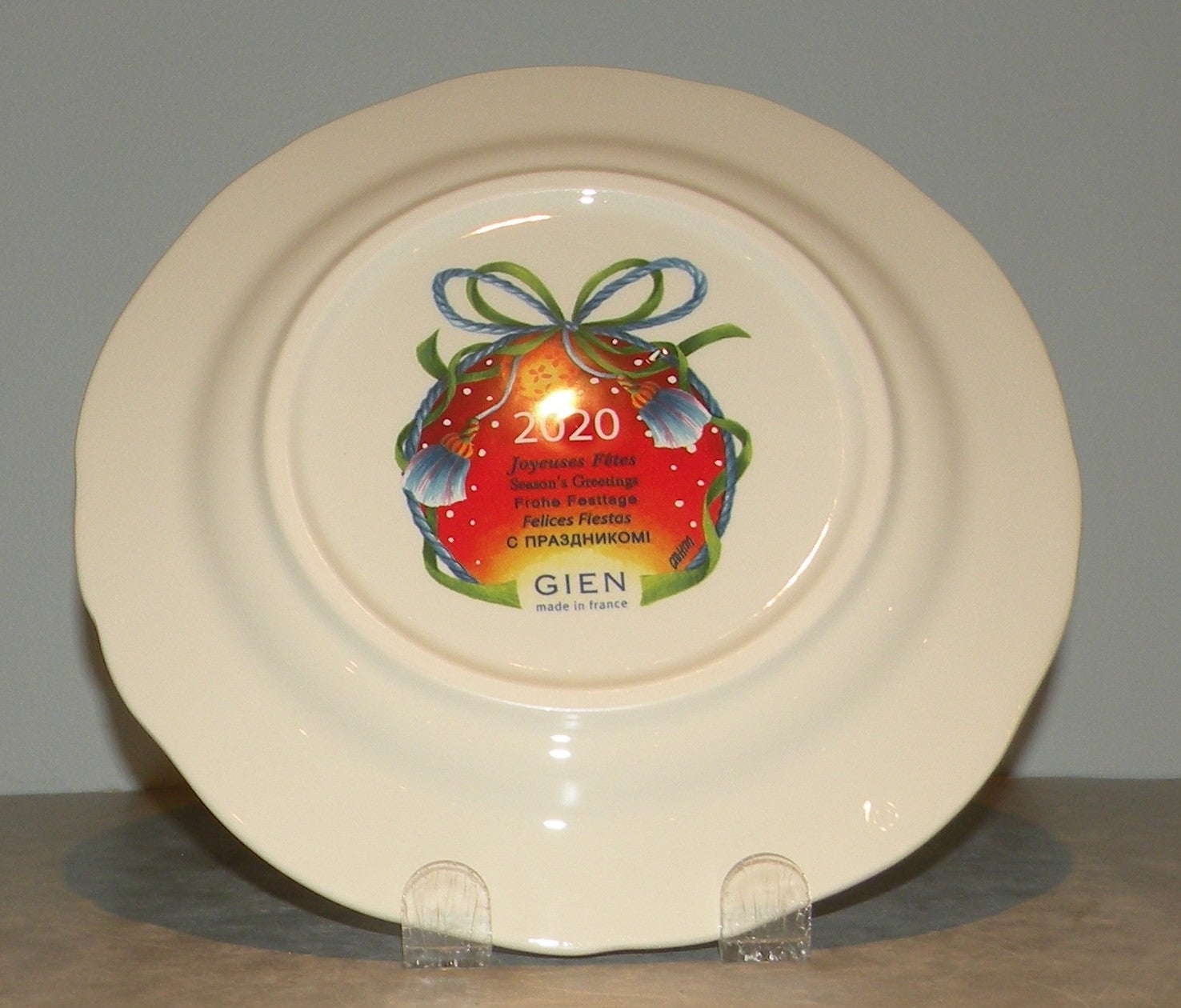 Dessert Plate Noel Red 2020