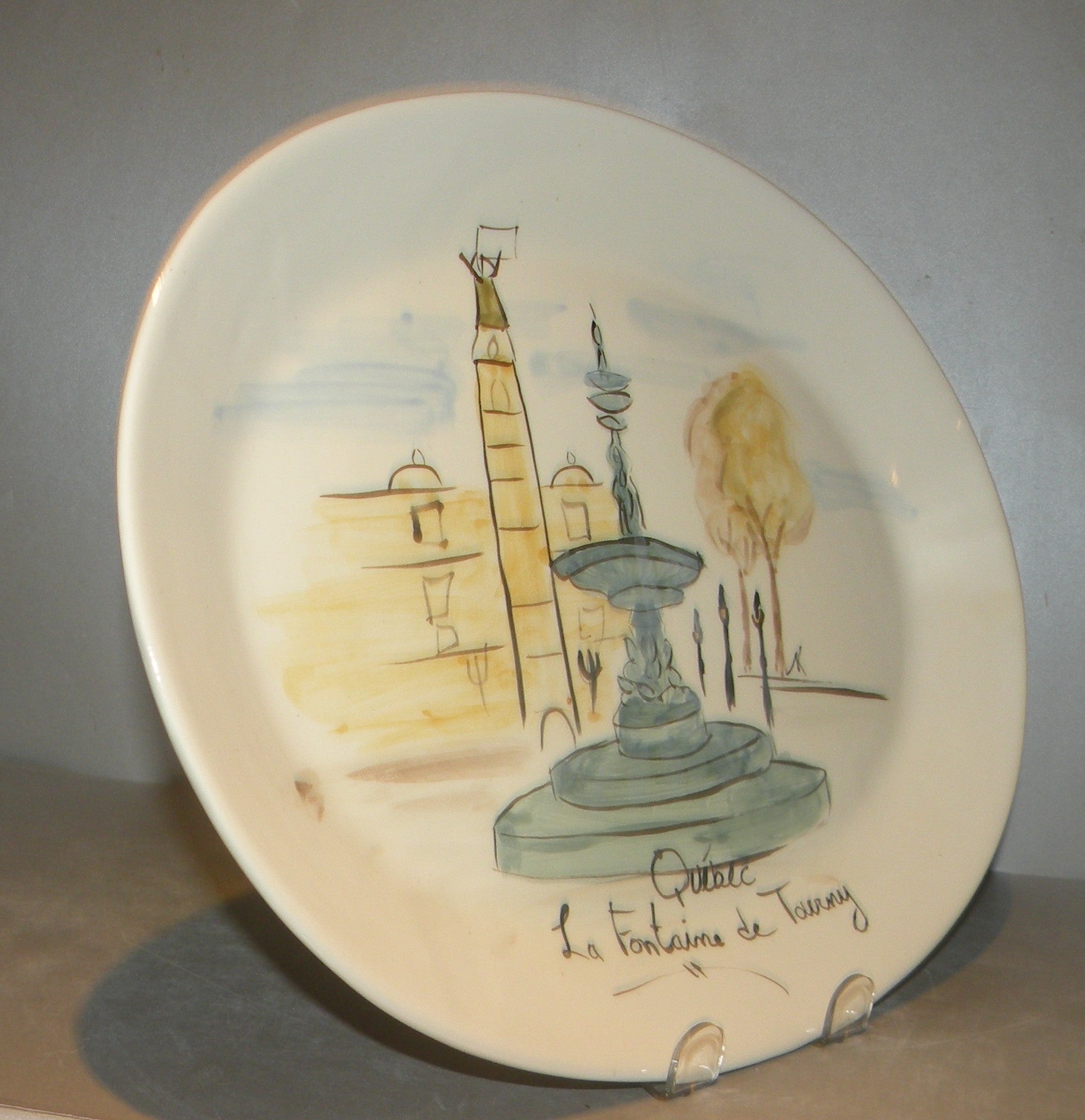 Oval Platter la Fontaine de Tourny